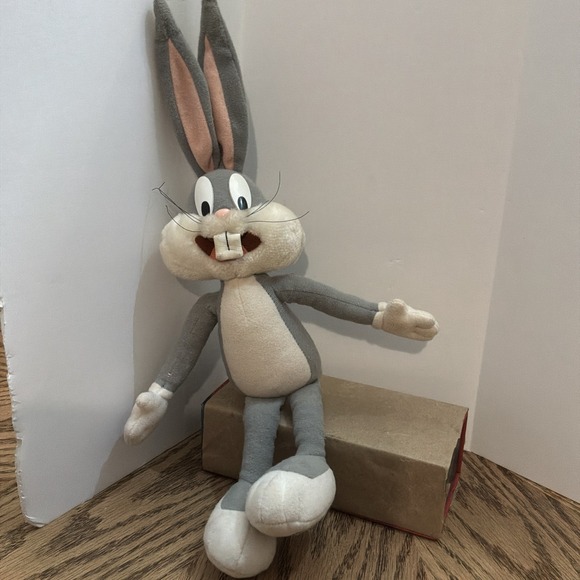 Warner Bros. Other - 1994 Applause Warner Bros‎ Looney Tunes Bugs Bunny 16" Stuffed Animal Vtg